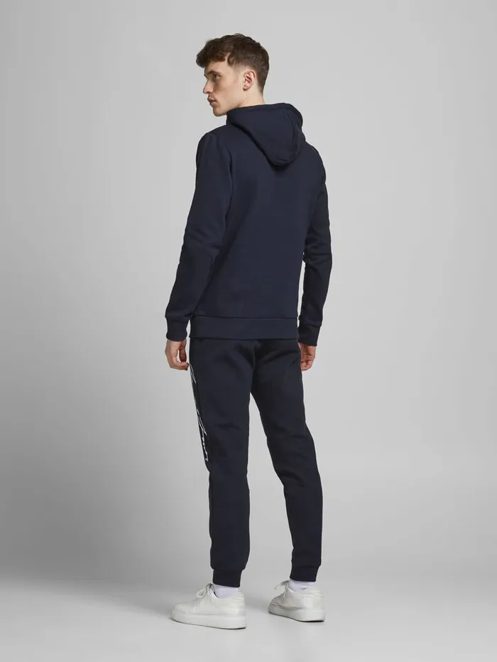 Trousers JACK and JONES Mens FLEECE 2PIECE TRACKSUIT Blue Navy Blazer