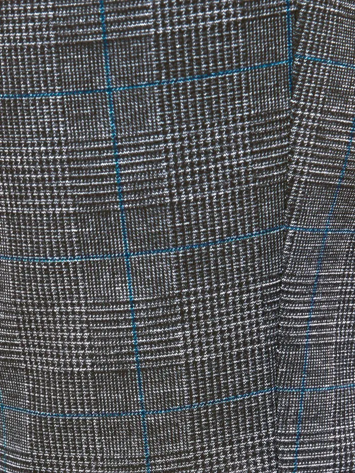 Trousers JACK and JONES Mens MARCO PHIL CHECKED SUIT TROUSERS Grey Dark Grey