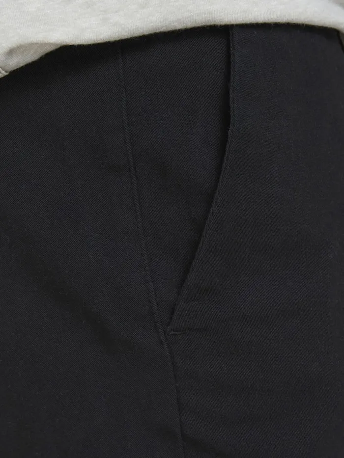 Trousers JACK and JONES Mens ROY DAVE AKM 1027 PLUS SIZE CARGO TROUSERS Black Black
