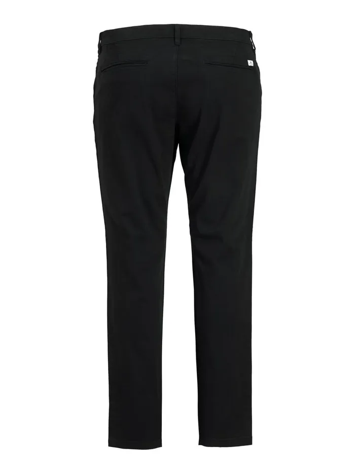 Trousers JACK and JONES Mens ROY DAVE AKM 1027 PLUS SIZE CARGO TROUSERS Black Black