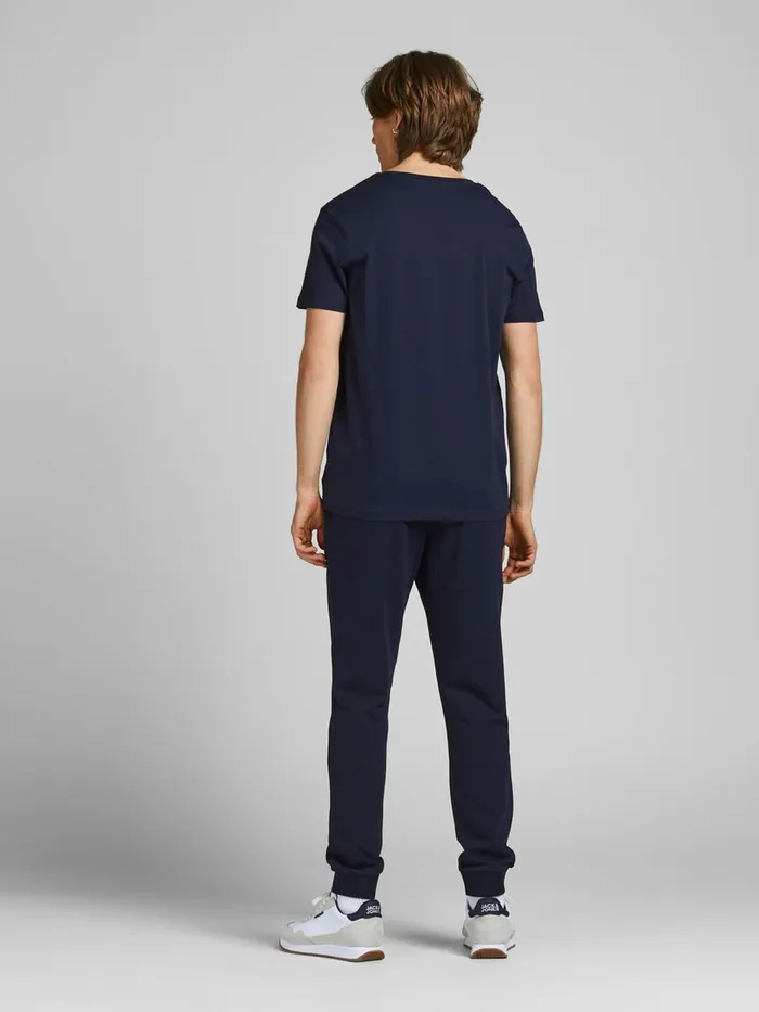 Trousers JACK and JONES Mens SWEATPANTS AND TSHIRT LOUNGEWEAR Blue Navy Blazer Gift 4 You