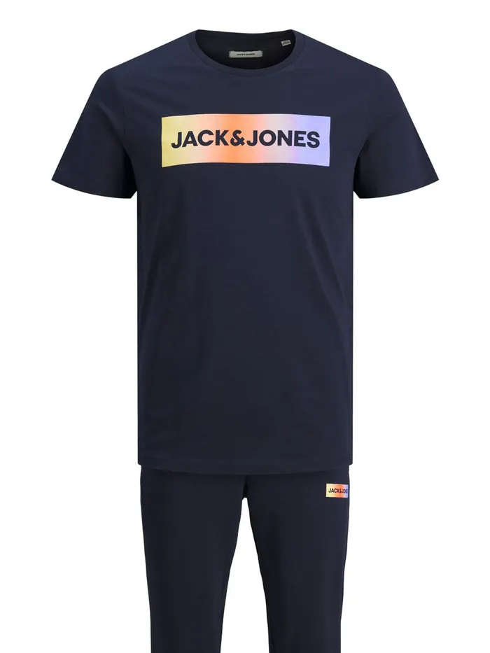 Trousers JACK and JONES Mens SWEATPANTS AND TSHIRT LOUNGEWEAR Blue Navy Blazer Gift 4 You