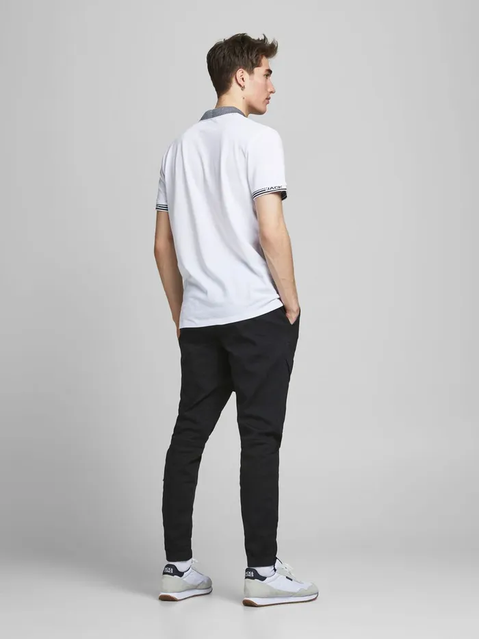 Trousers JACK and JONES Mens WILL GUS TROUSERS Black Black