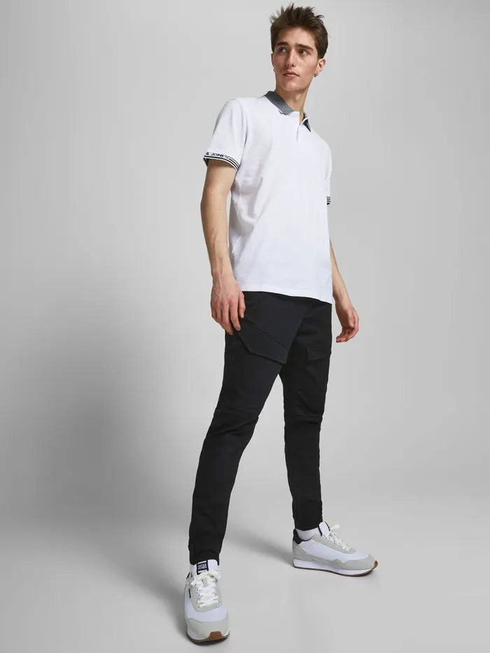 Trousers JACK and JONES Mens WILL GUS TROUSERS Black Black