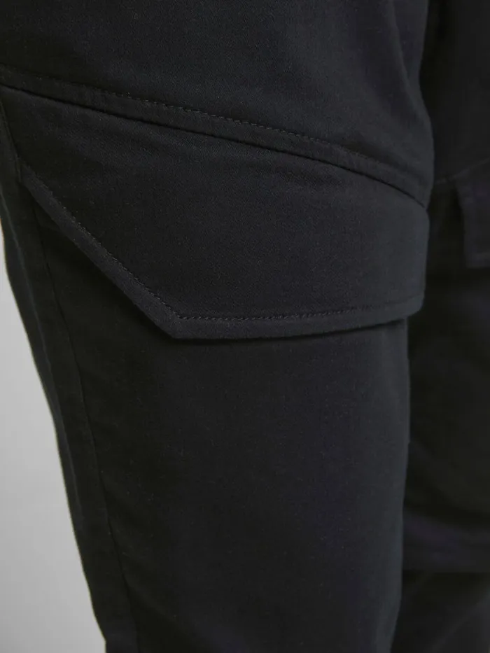 Trousers JACK and JONES Mens WILL GUS TROUSERS Black Black