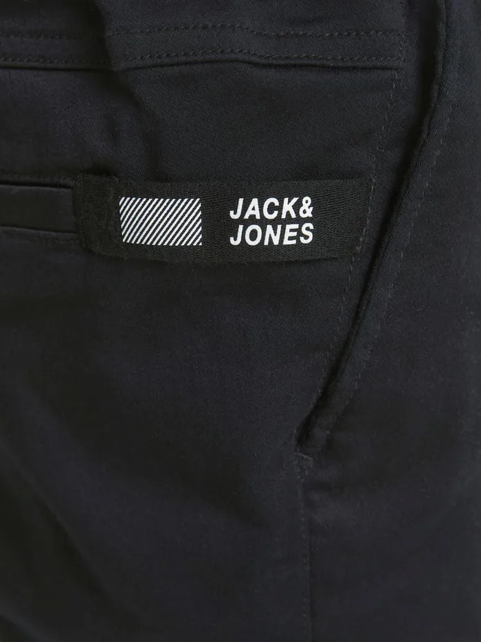 Trousers JACK and JONES Mens WILL GUS TROUSERS Black Black