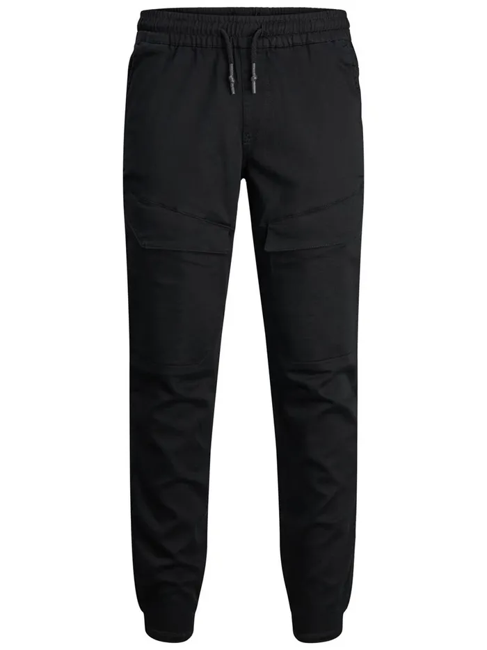 Trousers JACK and JONES Mens WILL GUS TROUSERS Black Black