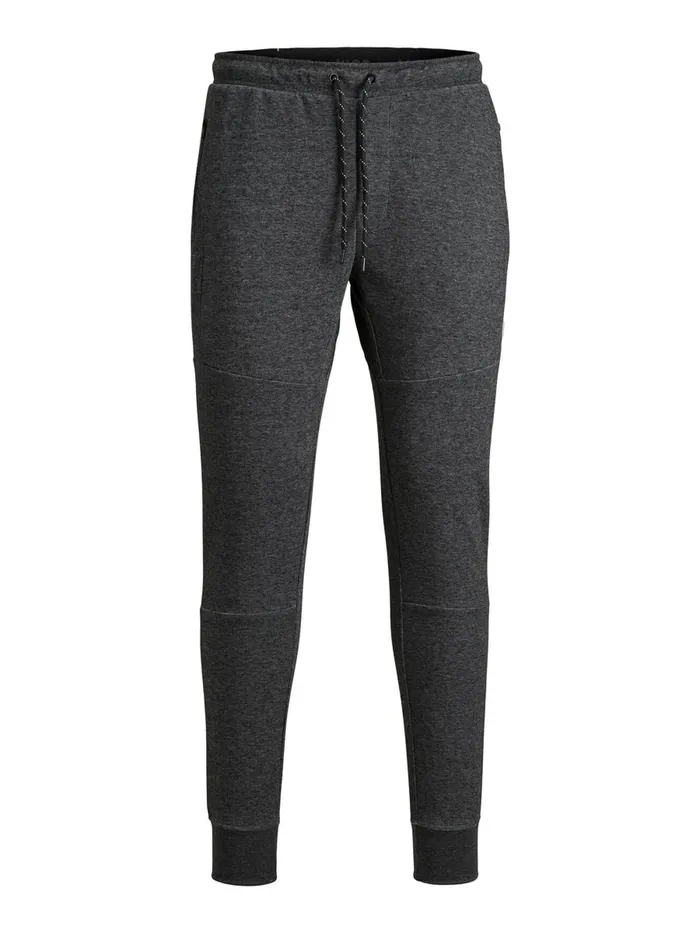 Trousers JACK and JONES Mens WILL JAIR SWEATPANTS Grey Dark Grey Melange Online