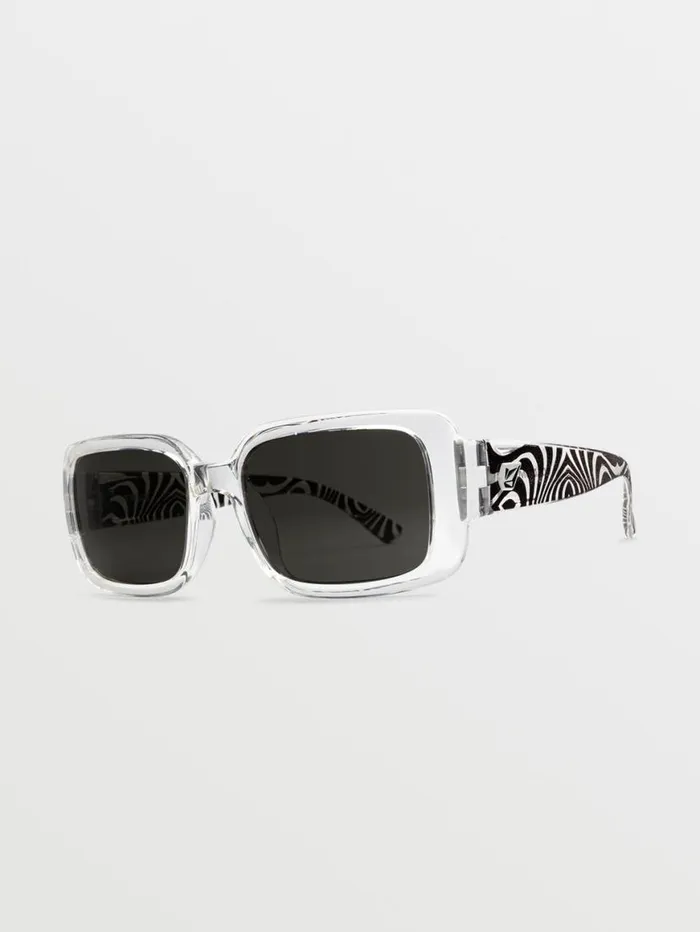 True Sunglasses 8211 Asphalt BeachGray MensWomens Volcom Sunglasses