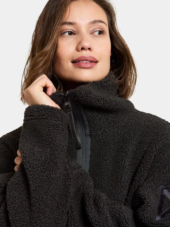 UMI FullZip Black Women Didriksons Spring Jackets