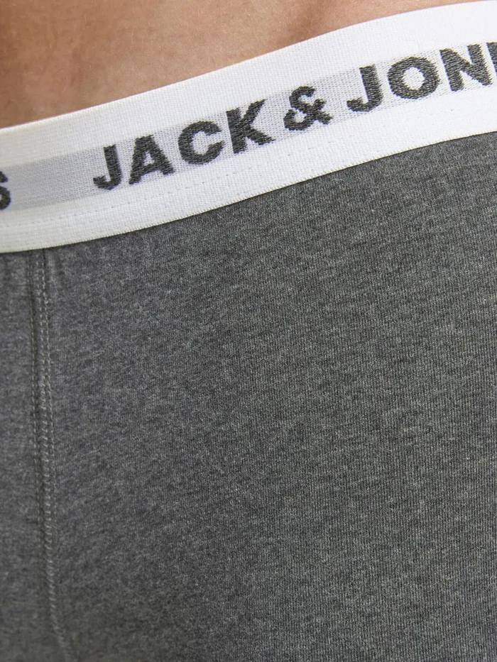 Underwear JACK and JONES Mens 12PACK TRUNKS Grey Navy Blazer Cheap On Sale