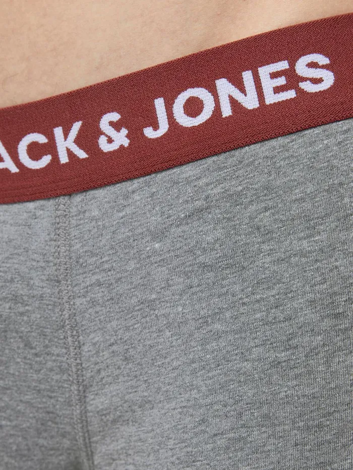 Underwear JACK and JONES Mens 2PACK TRUNKS Grey Rosewood Gift for Friend