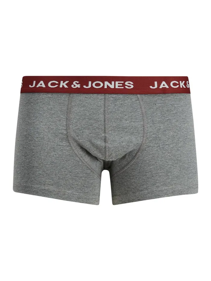 Underwear JACK and JONES Mens 2PACK TRUNKS Grey Rosewood Gift for Friend