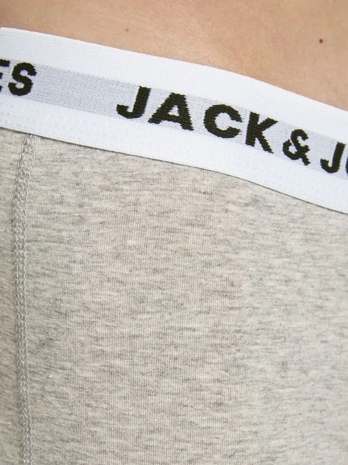 Underwear JACK and JONES Mens 5PACK TRUNKS Grey Black Near Me