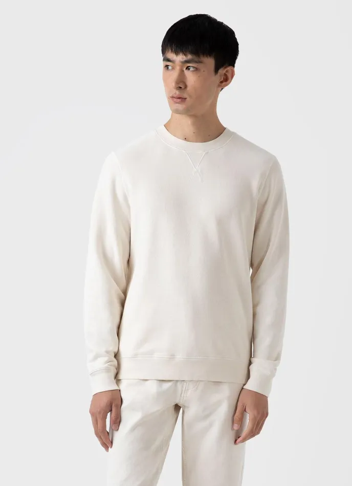 Undyed Loopback Sweatshirt Undyed Men SUNSPEL Sweatshirts and Sweatpants