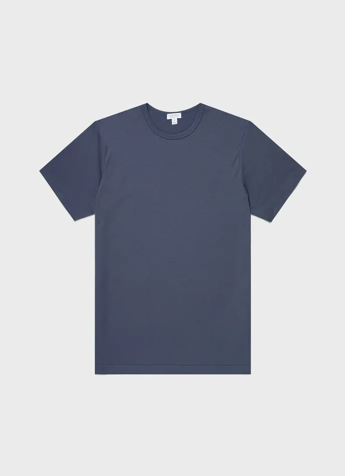 ussunspel Classic Tshirt Slate Blue Men Tshirts