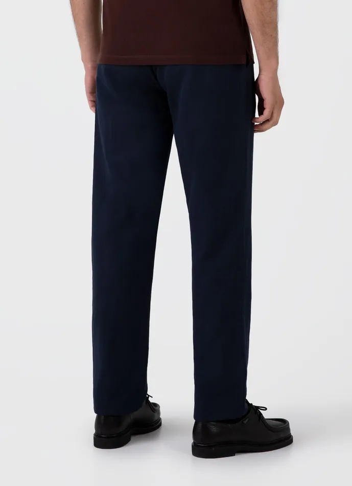 ussunspel Cotton Linen Trouser Navy Men Pants ussunspel Cotton Linen Trouser Navy Men Pants