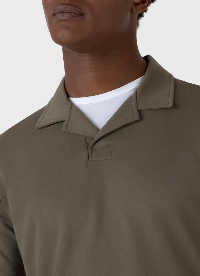 ussunspel Polo Shirts Men Heavyweight Polo Shirt Khaki ussunspel Polo Shirts Men Heavyweight Polo Shirt Khaki
