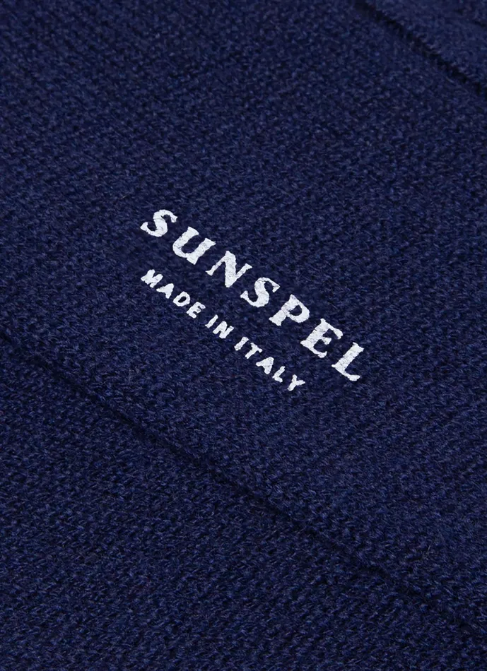 ussunspel Socks Men Cashmere Ribbed Socks Navy ussunspel Socks Men Cashmere Ribbed Socks Navy