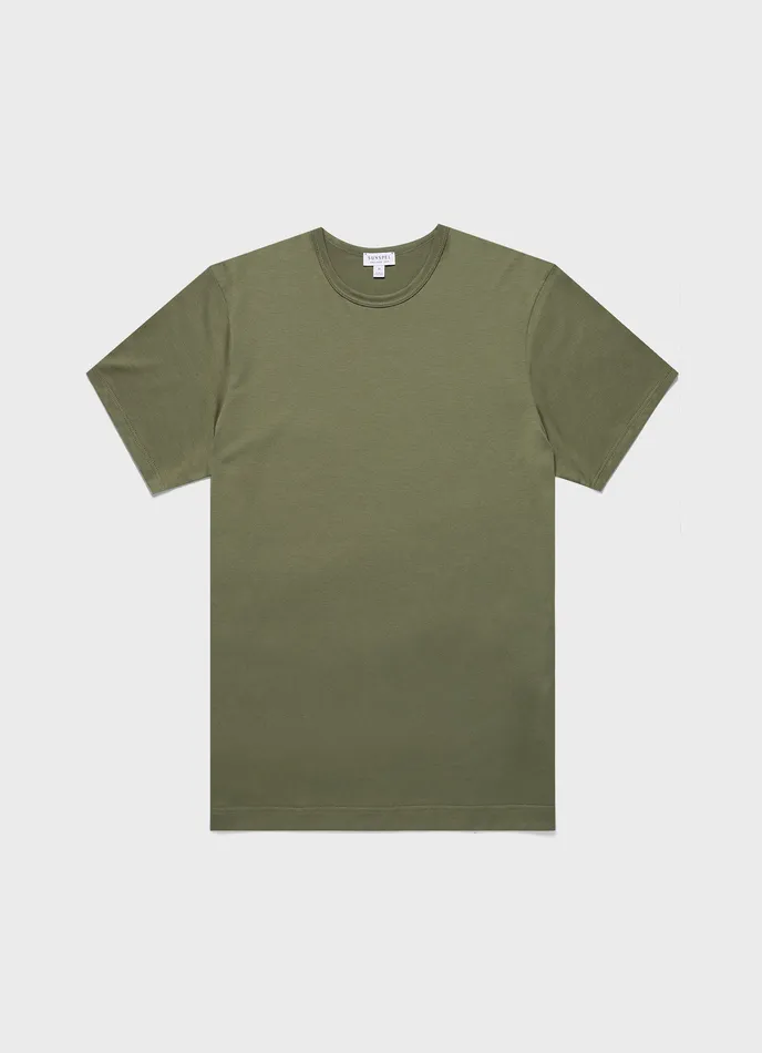 ussunspel Tshirts Men Classic Tshirt Moss Green