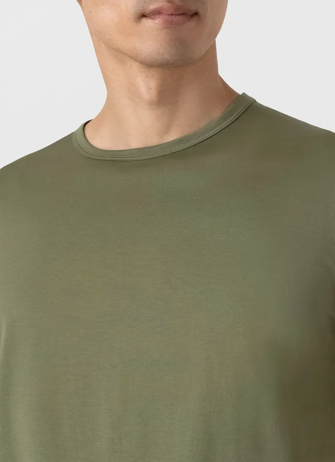 ussunspel Tshirts Men Classic Tshirt Moss Green