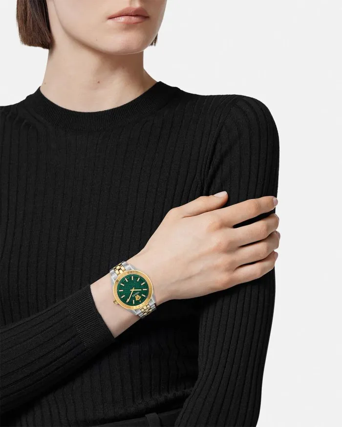 VCode Lady Watch Goldsilver Women Versace Watches