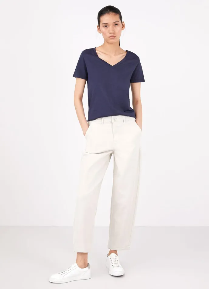 V Neck Tshirt Navy Women SUNSPEL Tshirts and Tops