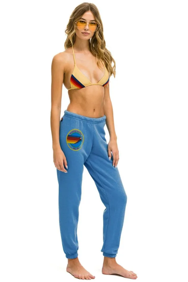Vail Sweatpant 8211 Cobalt Women Aviator Nation Sweatpants