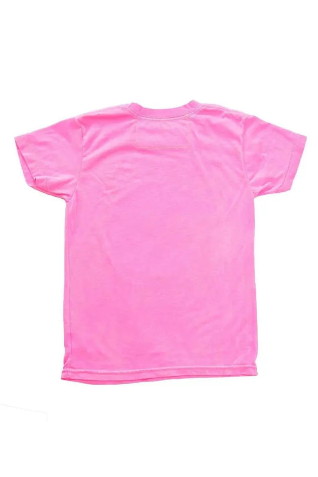 Vail Tee 8211 Neon Pink Kids Aviator Nation Tees