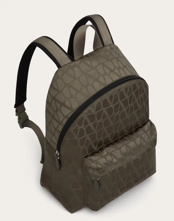 Valentino Backpacks Man Toile Iconographe Backpack In Technical Fabric For Man In Military Green Military Green Valentino Backpacks Man Toile Iconographe Backpack In Technical Fabric For Man In Military Green Military Green