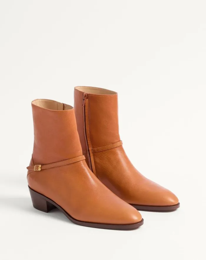 Valentino Boots Man Pat Ankle Boot In Kidskin For Man In Black Black Valentino Boots Man Pat Ankle Boot In Kidskin For Man In Black Black