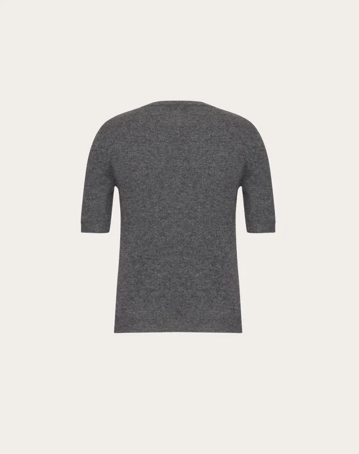 Valentino Knitwear Woman Wool Sweater For Woman In Grey Grey