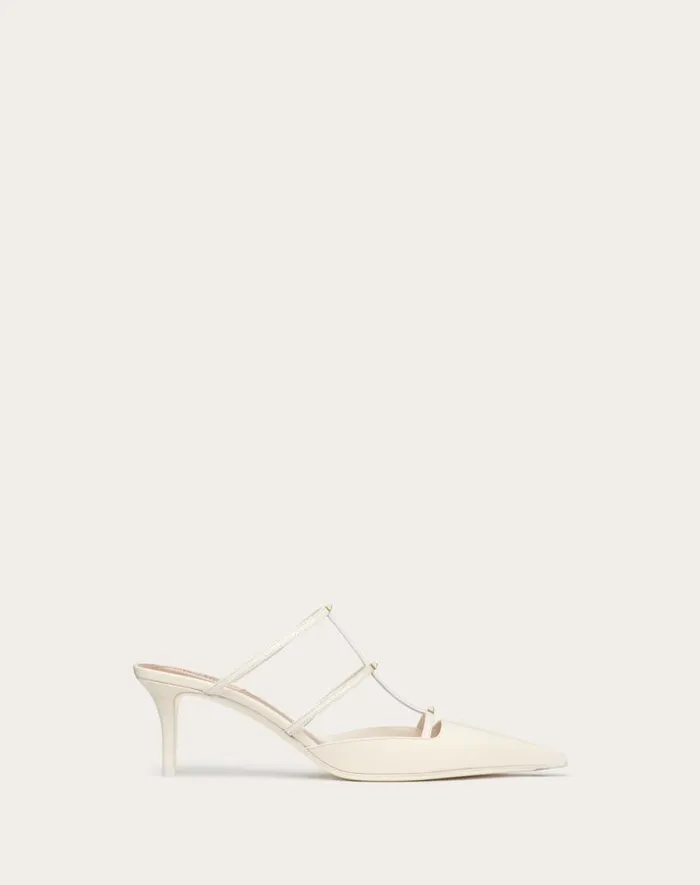 Valentino Pumps Woman Rockstud Wispy Calfskin Mule 60mm For Woman In Rose Cannelle Rose Cannelle Valentino Pumps Woman Rockstud Wispy Calfskin Mule 60mm For Woman In Rose Cannelle Rose Cannelle