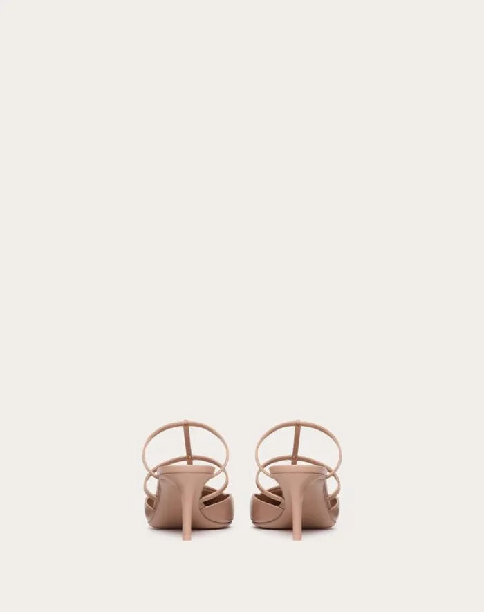 Valentino Pumps Woman Rockstud Wispy Calfskin Mule 60mm For Woman In Rose Cannelle Rose Cannelle Valentino Pumps Woman Rockstud Wispy Calfskin Mule 60mm For Woman In Rose Cannelle Rose Cannelle