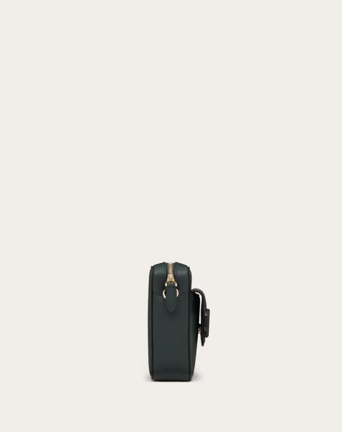 Valentino Shoulder Bags Man Mini Loc Crossbody Calfskin Bag For Man In Mountain View Mountain View Valentino Shoulder Bags Man Mini Loc Crossbody Calfskin Bag For Man In Mountain View Mountain View