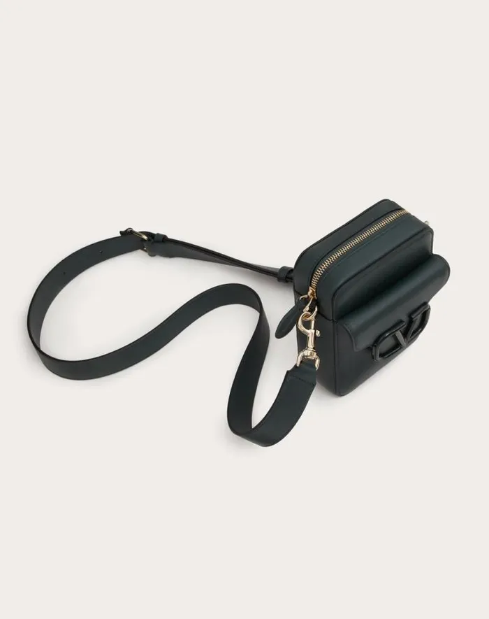 Valentino Shoulder Bags Man Mini Loc Crossbody Calfskin Bag For Man In Mountain View Mountain View Valentino Shoulder Bags Man Mini Loc Crossbody Calfskin Bag For Man In Mountain View Mountain View