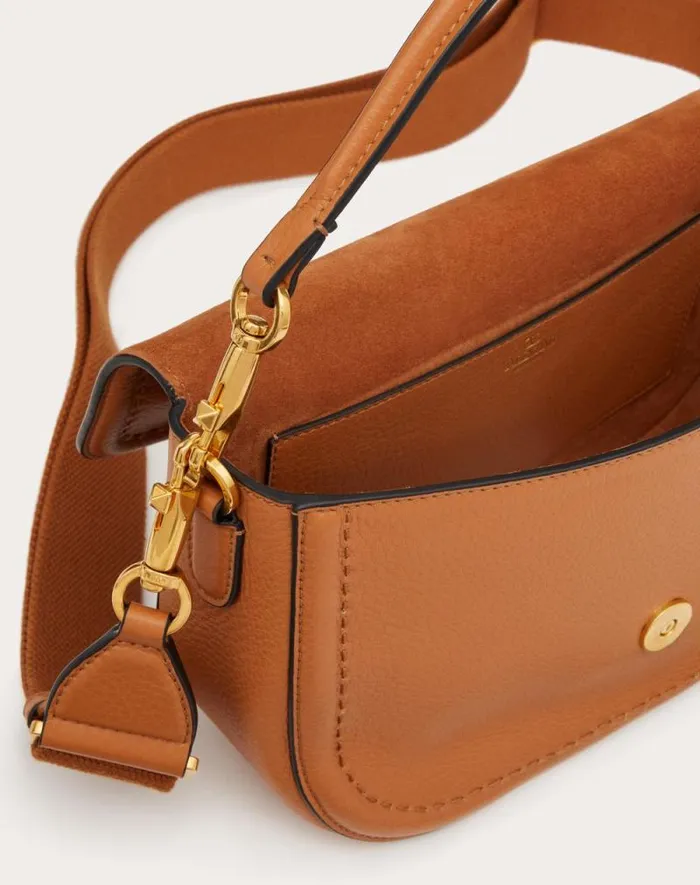 Valentino Shoulder Bags Woman Valentino Garavani Alltime Grainy Calfskin Shoulder Bag For Woman In Black Black Valentino Shoulder Bags Woman Valentino Garavani Alltime Grainy Calfskin Shoulder Bag For Woman In Black Black