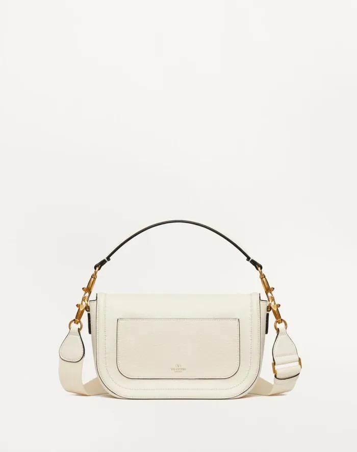 Valentino Shoulder Bags Woman Valentino Garavani Alltime Grainy Calfskin Shoulder Bag For Woman In Black Black Valentino Shoulder Bags Woman Valentino Garavani Alltime Grainy Calfskin Shoulder Bag For Woman In Black Black
