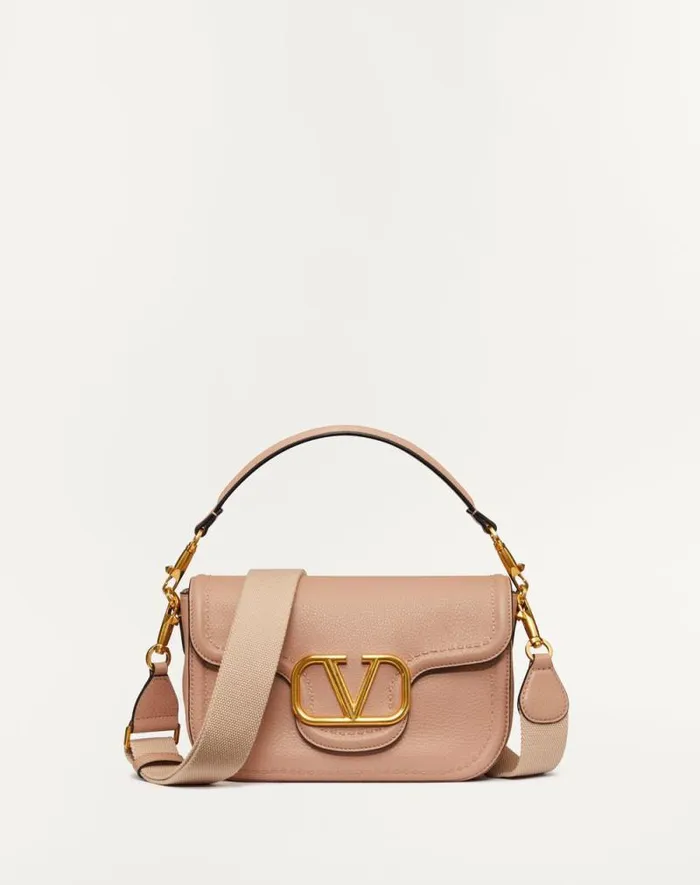 Valentino Shoulder Bags Woman Valentino Garavani Alltime Grainy Calfskin Shoulder Bag For Woman In Black Black Valentino Shoulder Bags Woman Valentino Garavani Alltime Grainy Calfskin Shoulder Bag For Woman In Black Black