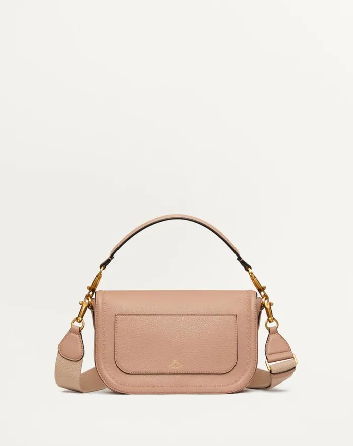 Valentino Shoulder Bags Woman Valentino Garavani Alltime Grainy Calfskin Shoulder Bag For Woman In Black Black Valentino Shoulder Bags Woman Valentino Garavani Alltime Grainy Calfskin Shoulder Bag For Woman In Black Black