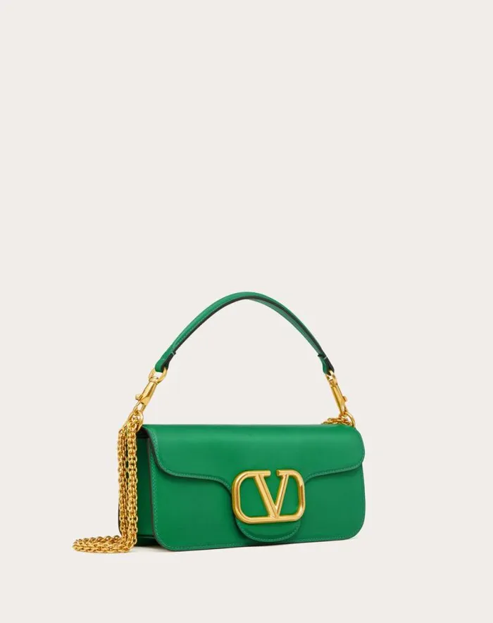 Valentino Shoulder Bags Woman Valentino Garavani Loc Calfskin Shoulder Bag For Woman In Gea Green Gea Green Valentino Shoulder Bags Woman Valentino Garavani Loc Calfskin Shoulder Bag For Woman In Gea Green Gea Green
