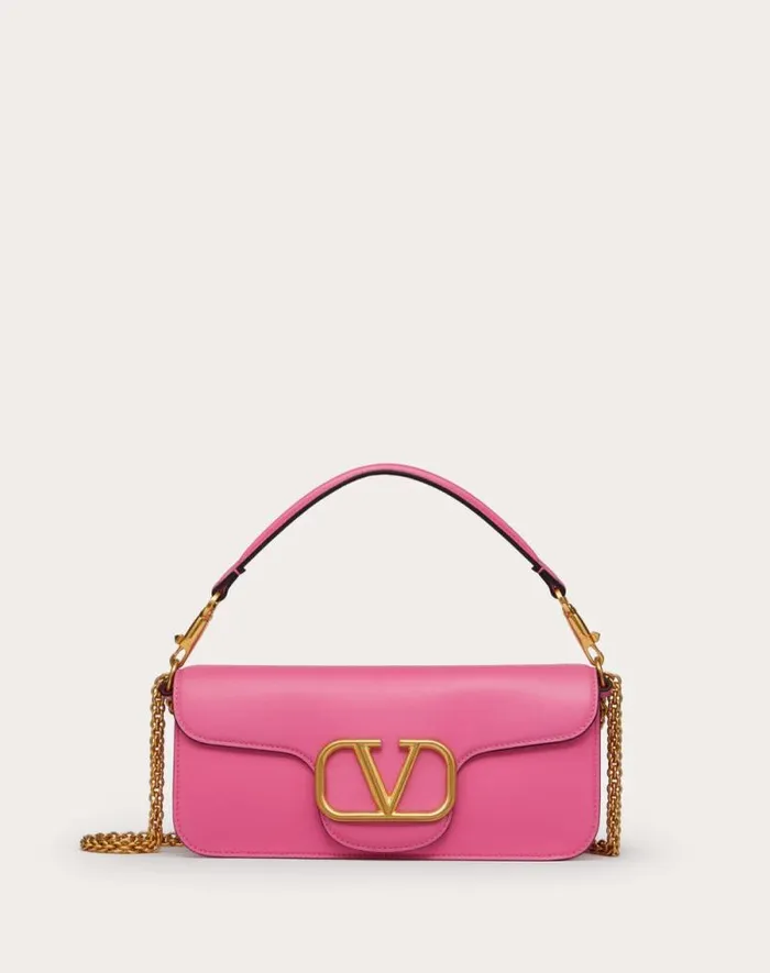Valentino Shoulder Bags Woman Valentino Garavani Loc Calfskin Shoulder Bag For Woman In Gea Green Gea Green Valentino Shoulder Bags Woman Valentino Garavani Loc Calfskin Shoulder Bag For Woman In Gea Green Gea Green