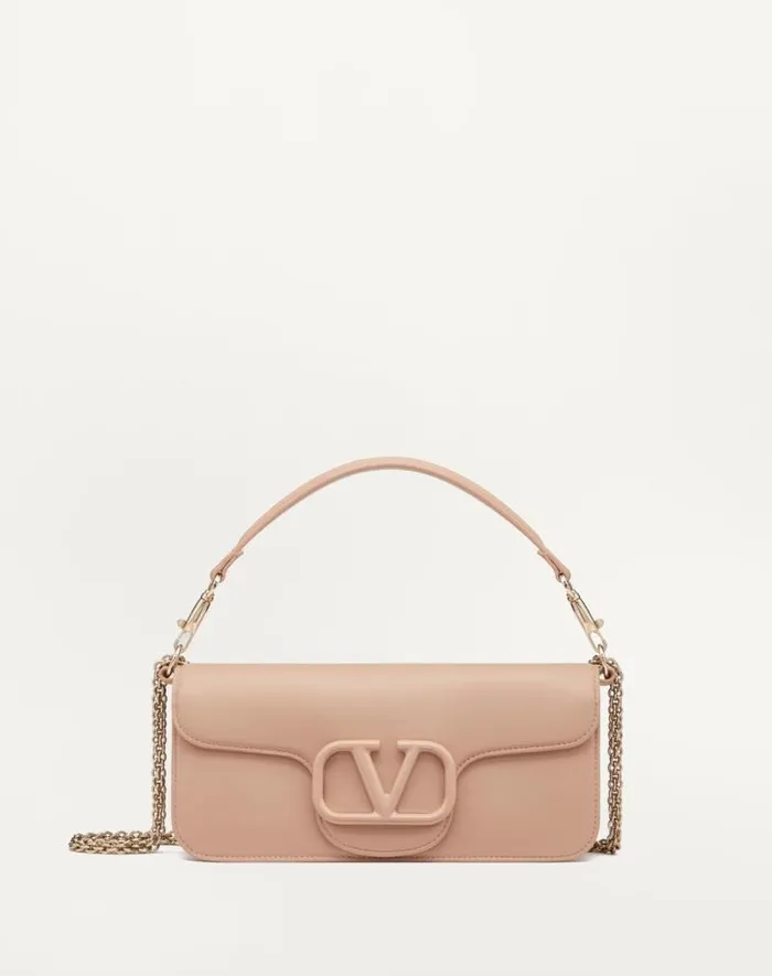Valentino Shoulder Bags Woman Valentino Garavani Loc Calfskin Shoulder Bag For Woman In Ivory Ivory Valentino Shoulder Bags Woman Valentino Garavani Loc Calfskin Shoulder Bag For Woman In Ivory Ivory