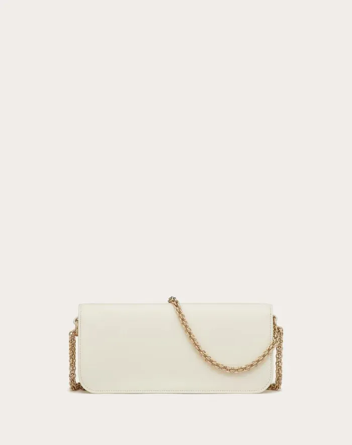 Valentino Shoulder Bags Woman Valentino Garavani Loc Calfskin Shoulder Bag For Woman In Ivory Ivory Valentino Shoulder Bags Woman Valentino Garavani Loc Calfskin Shoulder Bag For Woman In Ivory Ivory