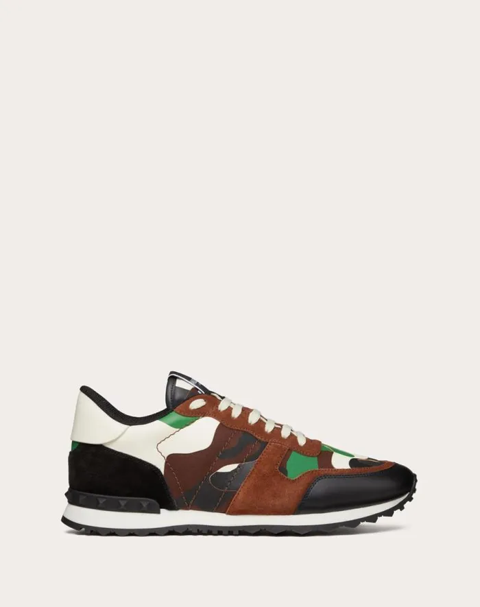 Valentino Sneakers Man Camouflage Rockrunner Sneaker For Man In Cobaltmarine Cobaltmarine Valentino Sneakers Man Camouflage Rockrunner Sneaker For Man In Cobaltmarine Cobaltmarine