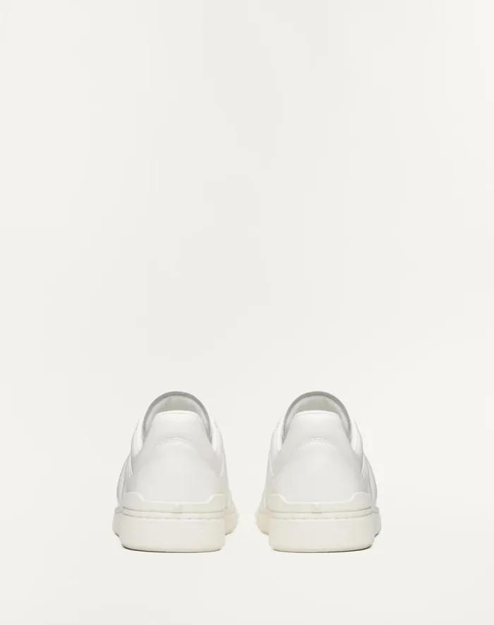 Valentino Sneakers Man Upvillage Low Top Nappa Leather Sneaker For Man In White White Valentino Sneakers Man Upvillage Low Top Nappa Leather Sneaker For Man In White White