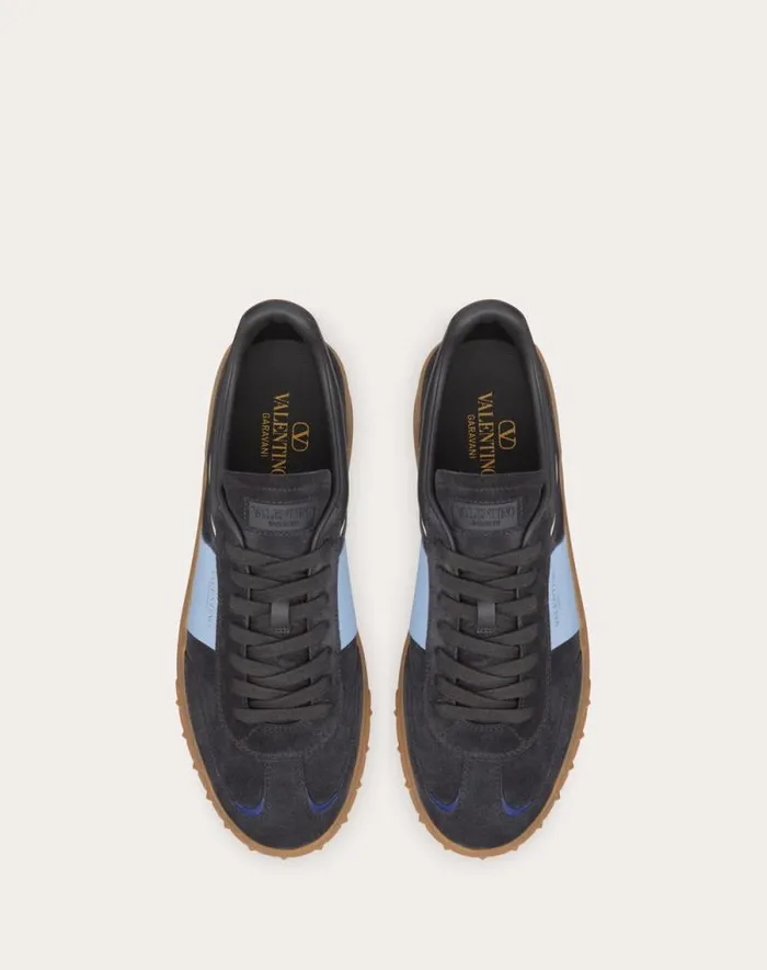 Valentino Sneakers Man Upvillage Low Top Sneaker In Split Leather And Calfskin Nappa Leather For Man In Multicolor Multicolor Valentino Sneakers Man Upvillage Low Top Sneaker In Split Leather And Calfskin Nappa Leather For Man In Multicolor Multicolor