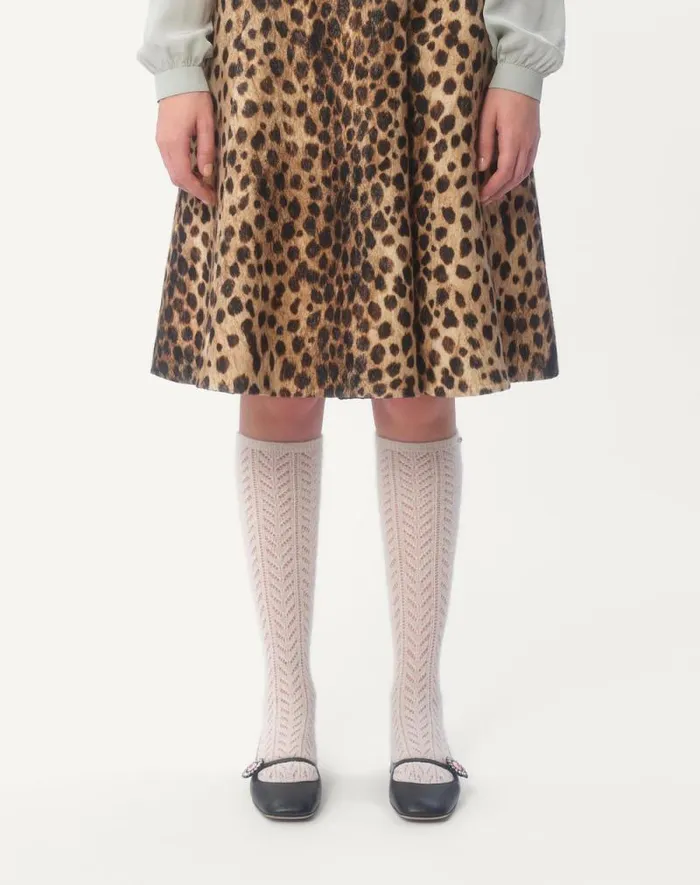 Valentino Soft Accessories Woman Mohair Socks For Woman In Latte Latte Valentino Soft Accessories Woman Mohair Socks For Woman In Latte Latte