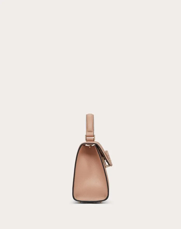 Valentino Top Handle Bags Woman Small Vsling Handbag With Jewel Embroidery For Woman In Light Ivorycrystal Light Ivorycrystal Valentino Top Handle Bags Woman Small Vsling Handbag With Jewel Embroidery For Woman In Light Ivorycrystal Light Ivorycrystal