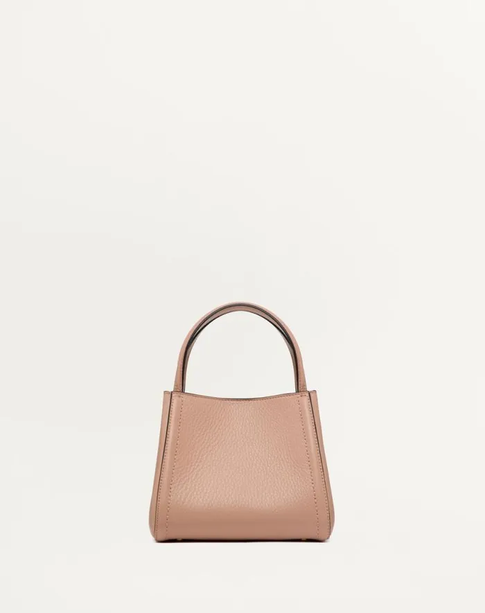 Valentino Top Handle Bags Woman Valentino Garavani Alltime Small Handbag In Grainy Calfskin For Woman In Ivory Ivory Valentino Top Handle Bags Woman Valentino Garavani Alltime Small Handbag In Grainy Calfskin For Woman In Ivory Ivory